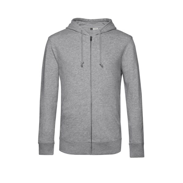 B&C Organic Zipped Hood / Men