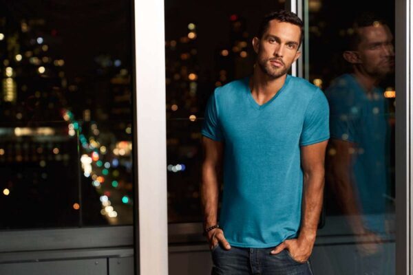 ADULT TRI-BLEND V-NECK TEE