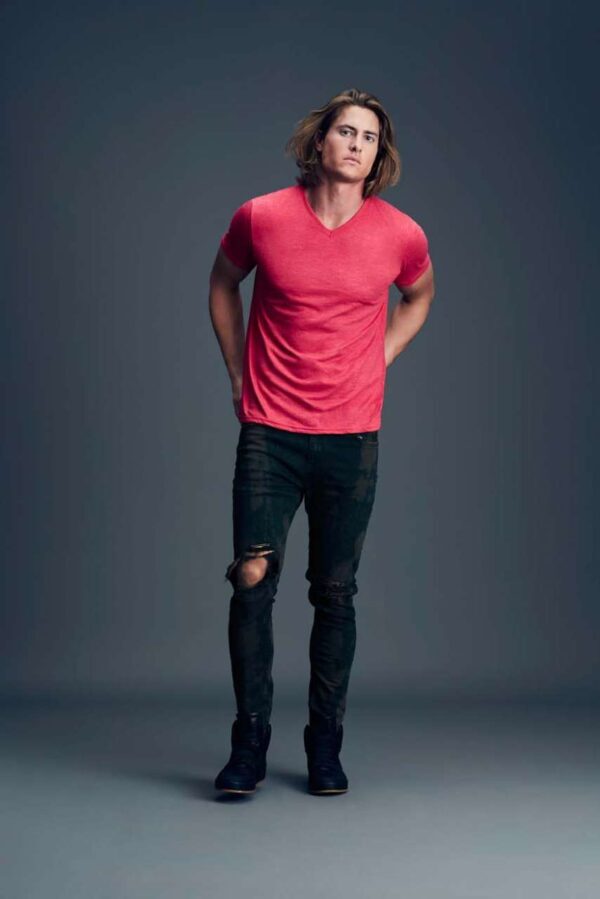 ADULT TRI-BLEND V-NECK TEE