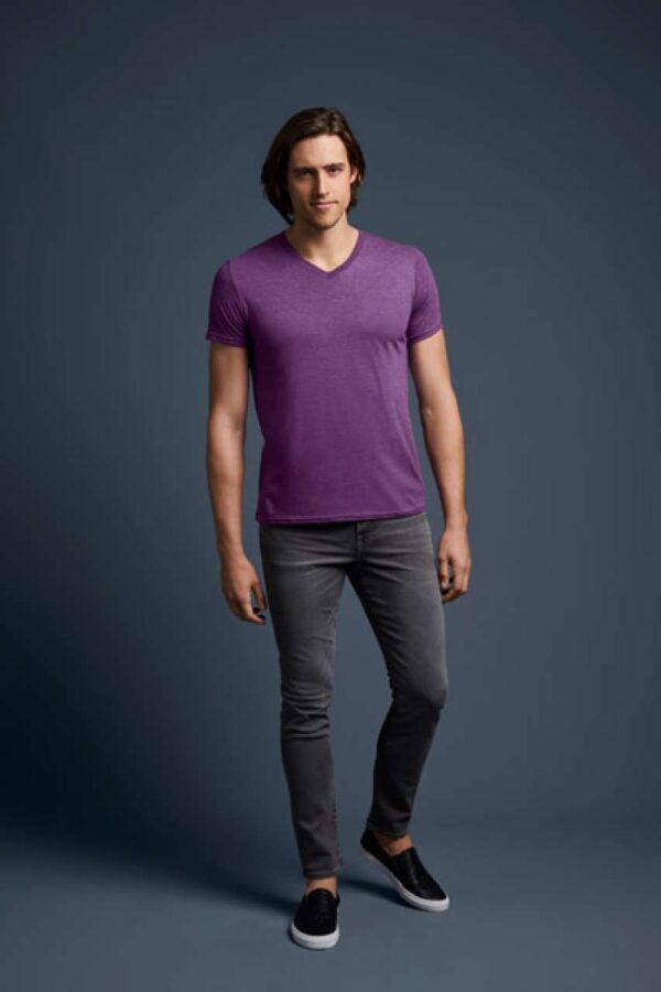 ADULT TRI-BLEND V-NECK TEE