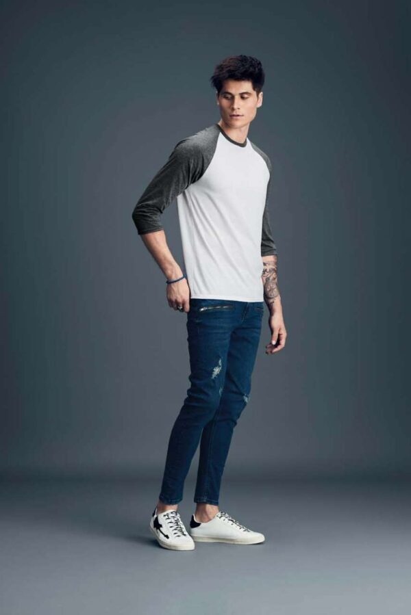 ADULT TRI-BLEND ¾ SLEEVE RAGLAN TEE