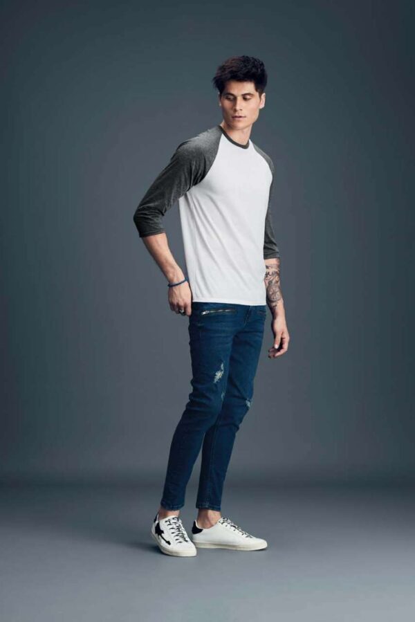 ADULT TRI-BLEND ¾ SLEEVE RAGLAN TEE