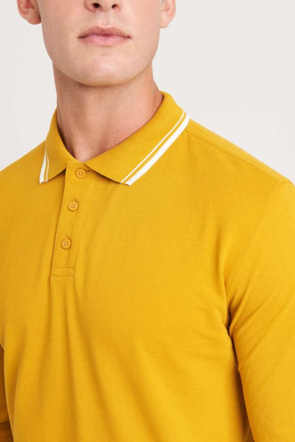 LONG SLEEVE TIPPED 100 POLO