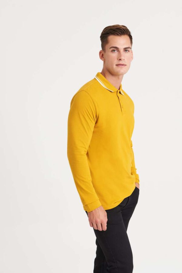LONG SLEEVE TIPPED 100 POLO