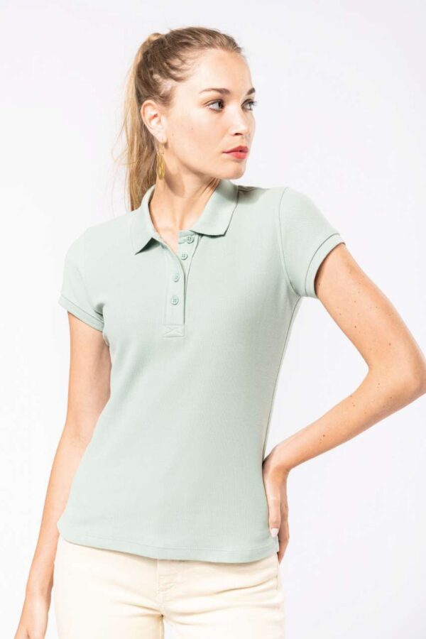 LADIES’ ORGANIC PIQUÉ SHORT-SLEEVED POLO SHIRT