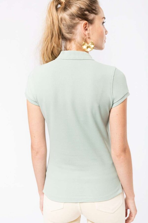 LADIES’ ORGANIC PIQUÉ SHORT-SLEEVED POLO SHIRT