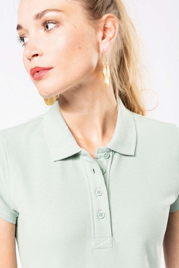 LADIES’ ORGANIC PIQUÉ SHORT-SLEEVED POLO SHIRT