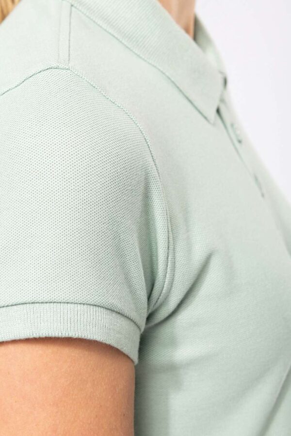 LADIES’ ORGANIC PIQUÉ SHORT-SLEEVED POLO SHIRT