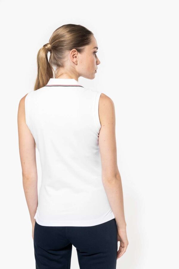 LADIES' SLEEVELESS POLO SHIRT