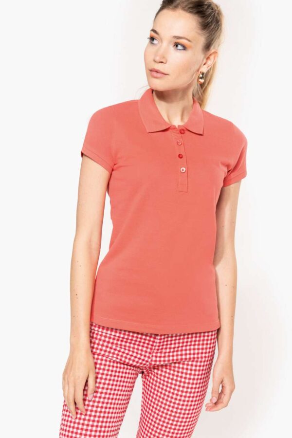 LADIES’ SHORT-SLEEVED PIQUÉ POLO SHIRT