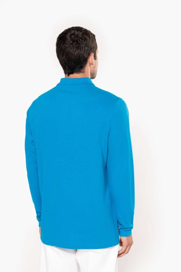 MEN'S LONG-SLEEVED PIQUÉ POLO SHIRT