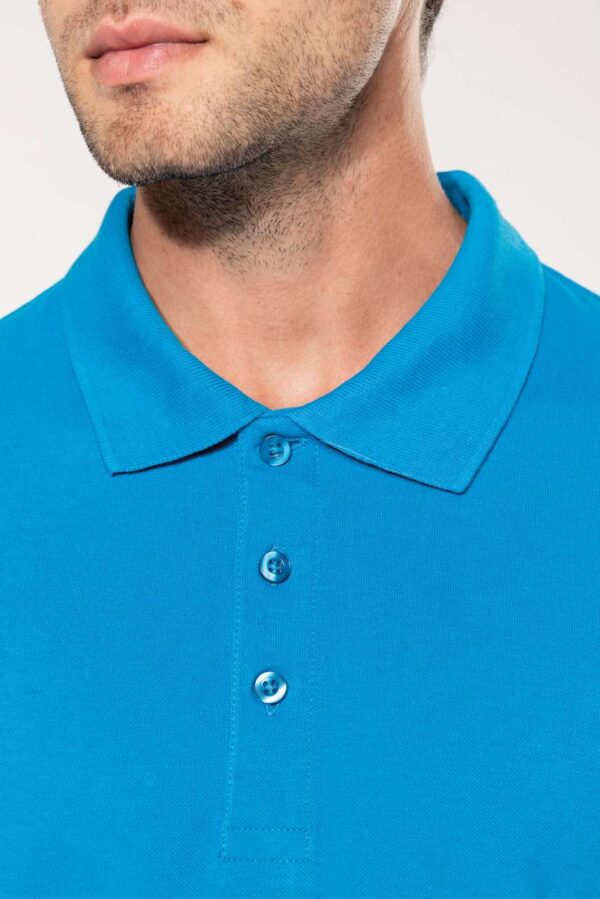 MEN'S LONG-SLEEVED PIQUÉ POLO SHIRT