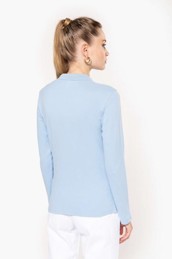 LADIES’ LONG-SLEEVED PIQUÉ POLO SHIRT