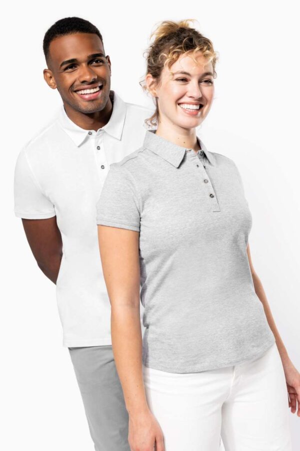 LADIES' SHORT SLEEVED JERSEY POLO SHIRT