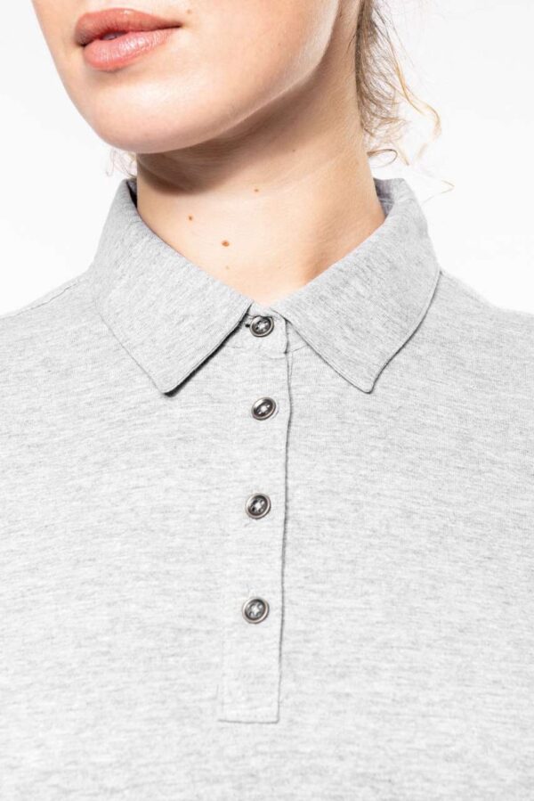 LADIES' SHORT SLEEVED JERSEY POLO SHIRT