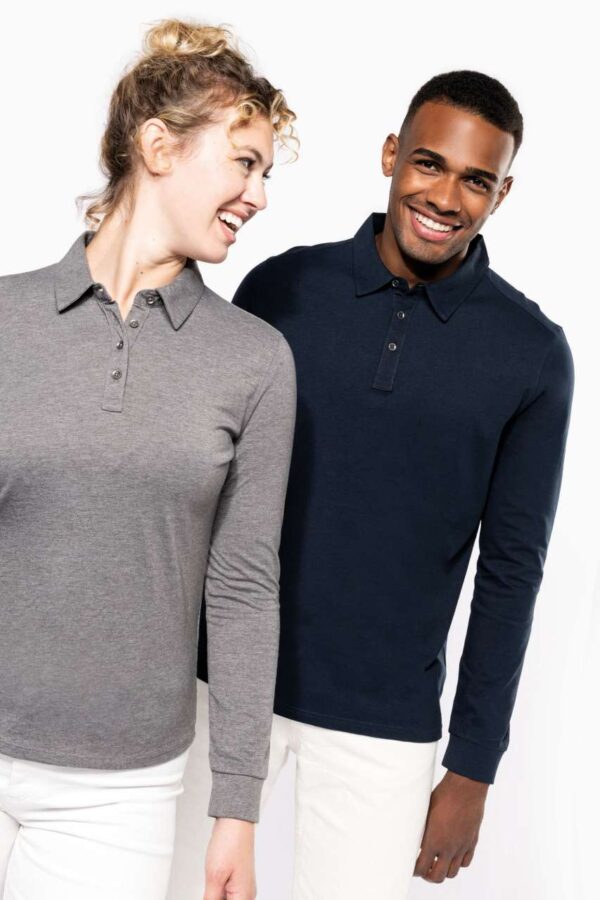 MEN'S LONG SLEEVED JERSEY POLO SHIRT