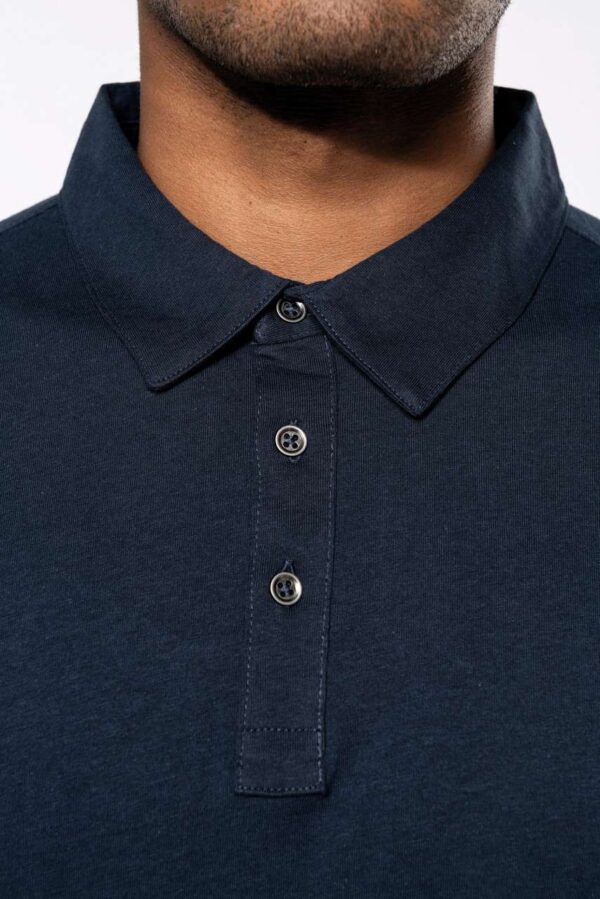 MEN'S LONG SLEEVED JERSEY POLO SHIRT