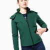 LADIES' DETACHABLE HOODED SOFTSHELL JACKET - Image 4