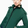 LADIES' DETACHABLE HOODED SOFTSHELL JACKET