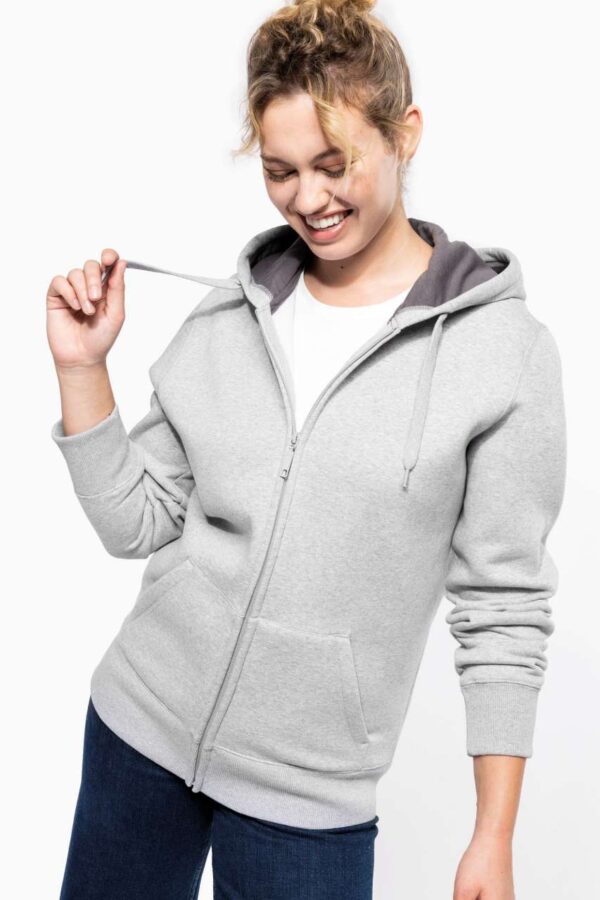 FULL ZIP HOODED SWEATSHIRT