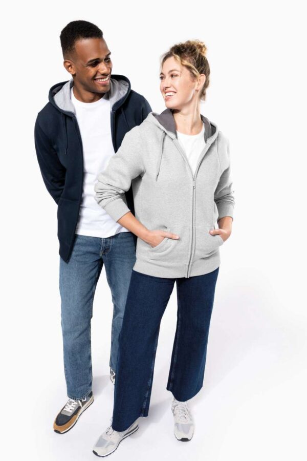 FULL ZIP HOODED SWEATSHIRT