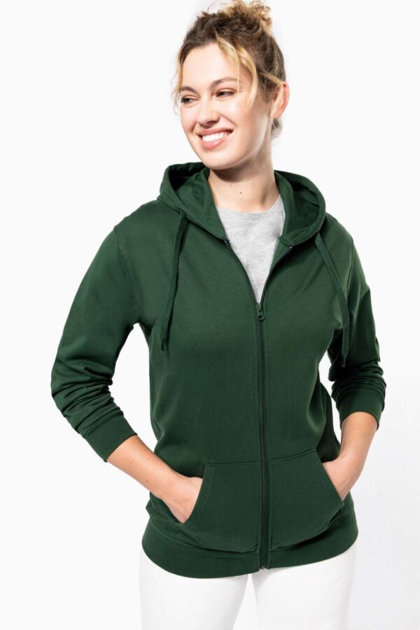 FULL ZIP HOODED SWEATSHIRT