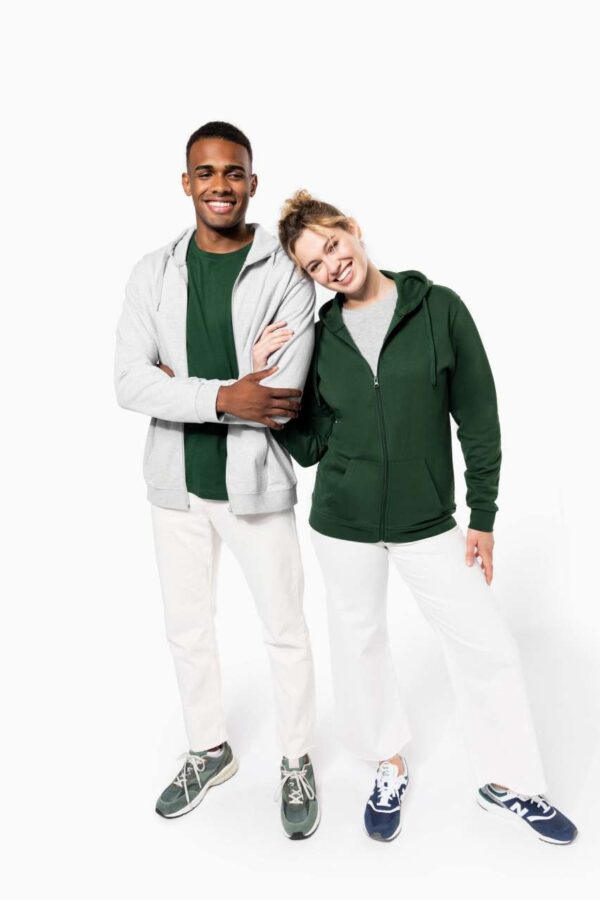 FULL ZIP HOODED SWEATSHIRT