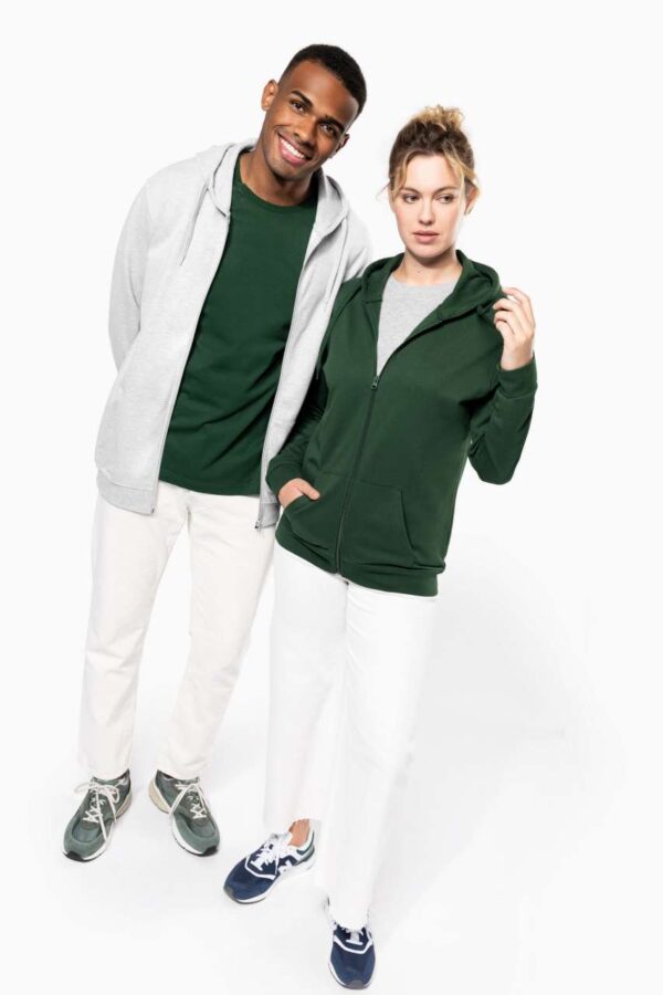 FULL ZIP HOODED SWEATSHIRT