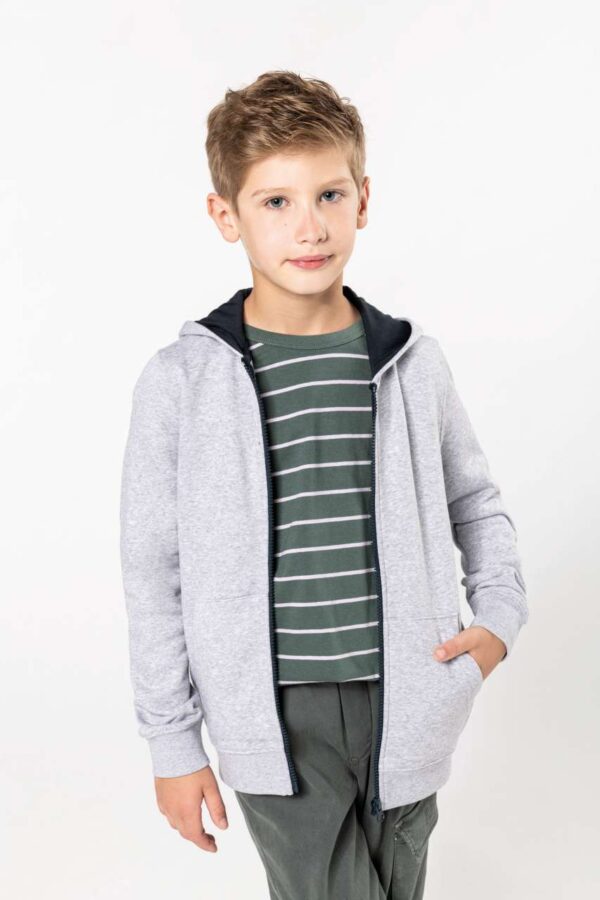 KIDS' FULL ZIP HOODED SWEATSHIRT