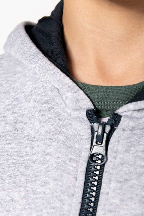 KIDS' FULL ZIP HOODED SWEATSHIRT