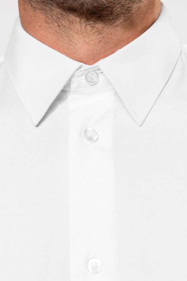 LONG-SLEEVED COTTON/ELASTANE SHIRT