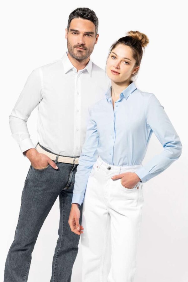 LADIES' LONG-SLEEVED STRETCH SHIRT