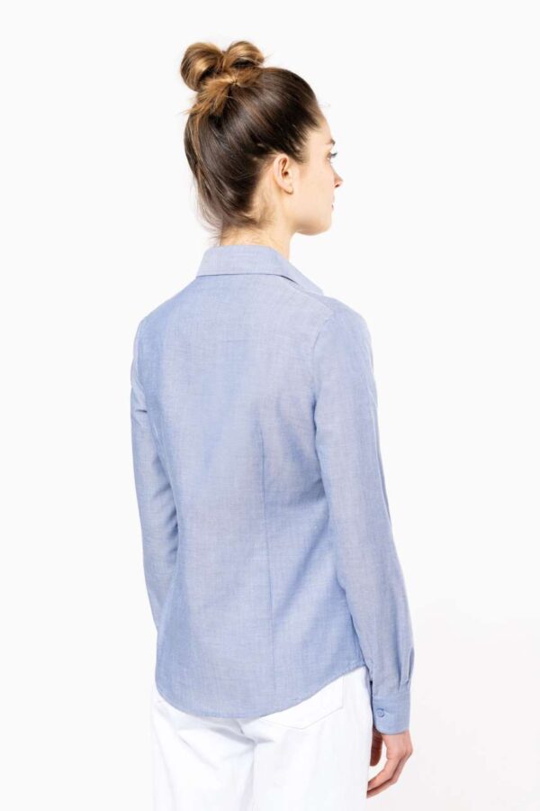 LADIES' LONG-SLEEVED OXFORD SHIRT