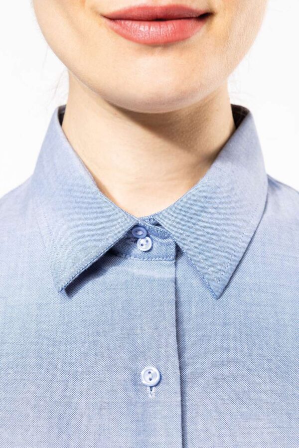 LADIES' LONG-SLEEVED OXFORD SHIRT