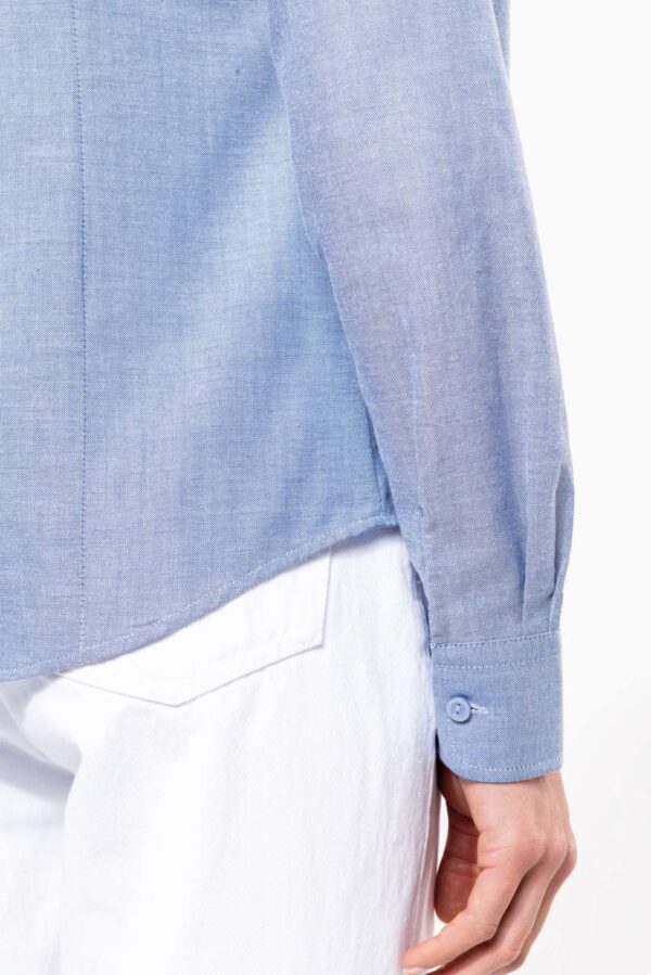 LADIES' LONG-SLEEVED OXFORD SHIRT