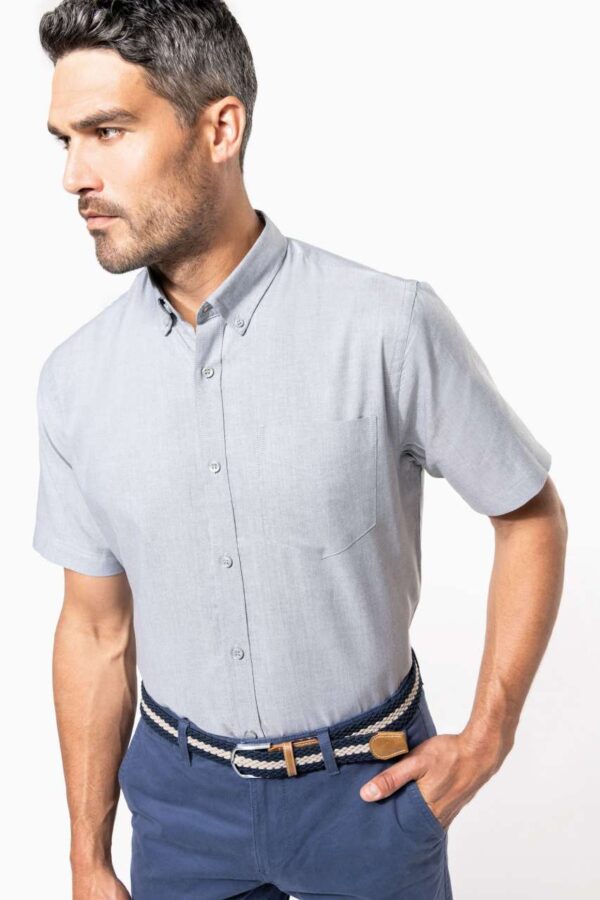 MEN'S SHORT-SLEEVED OXFORD SHIRT