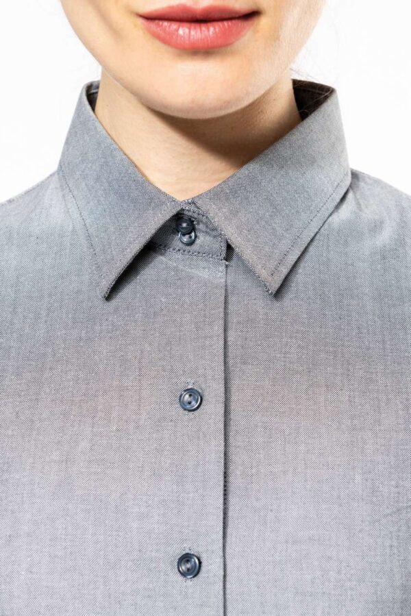 LADIES' SHORT-SLEEVED OXFORD SHIRT