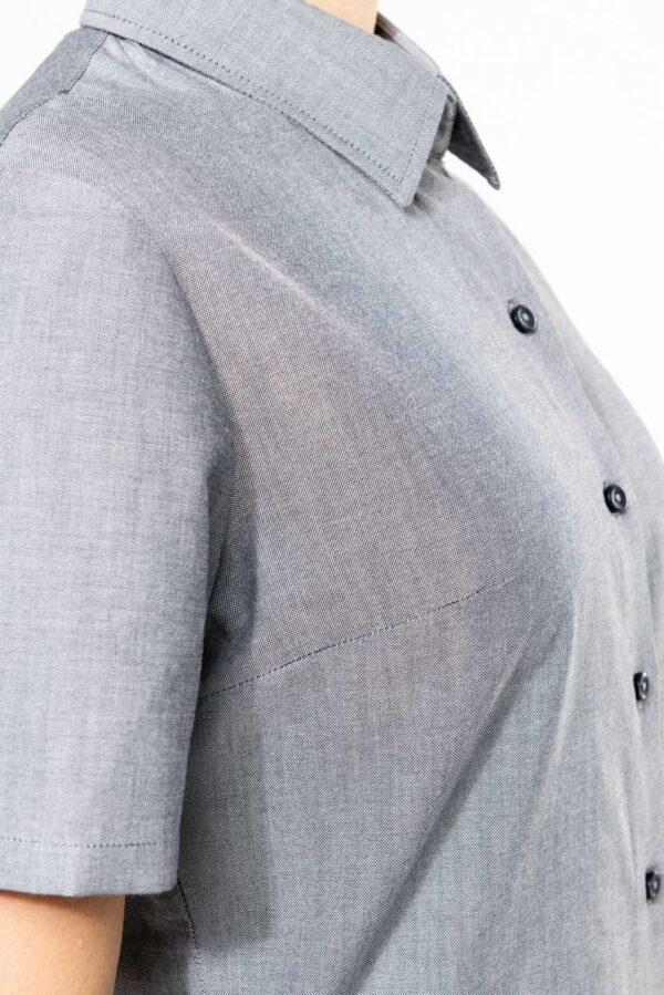 LADIES' SHORT-SLEEVED OXFORD SHIRT