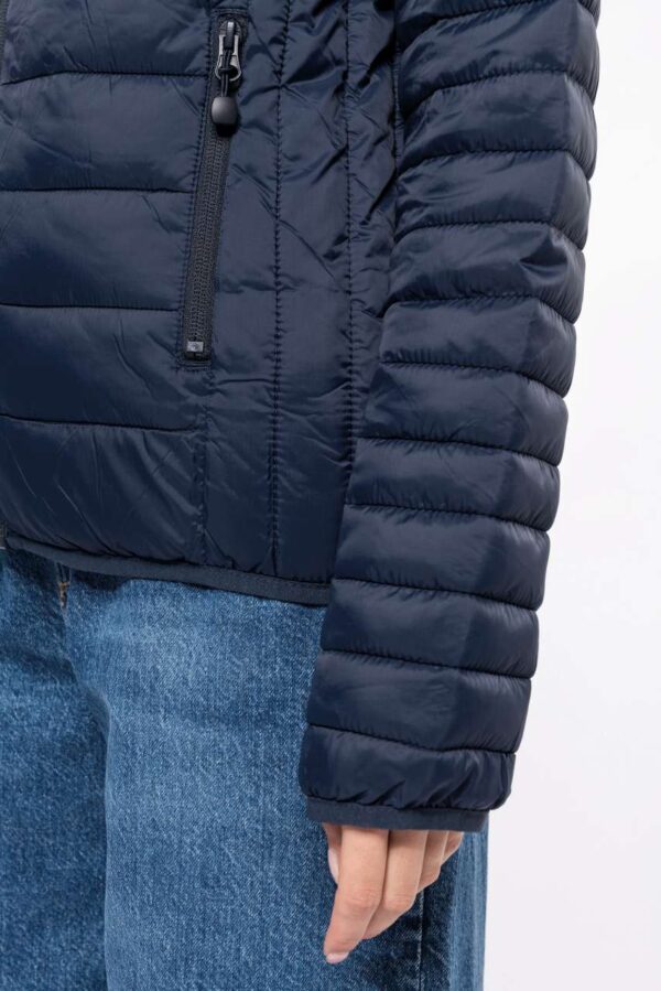 LADIES' LIGHTWEIGHT HOODED PADDED JACKET