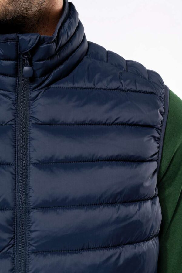 MEN’S LIGHTWEIGHT SLEEVELESS FAKE DOWN JACKET