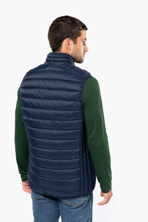 MEN’S LIGHTWEIGHT SLEEVELESS FAKE DOWN JACKET