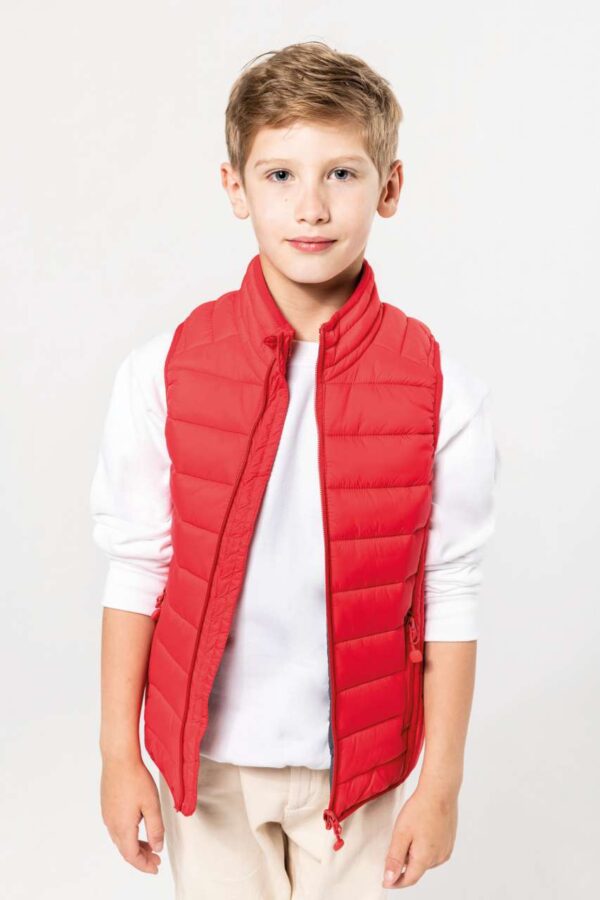 KIDS' LIGHTWEIGHT SLEEVELESS PADDED JACKET