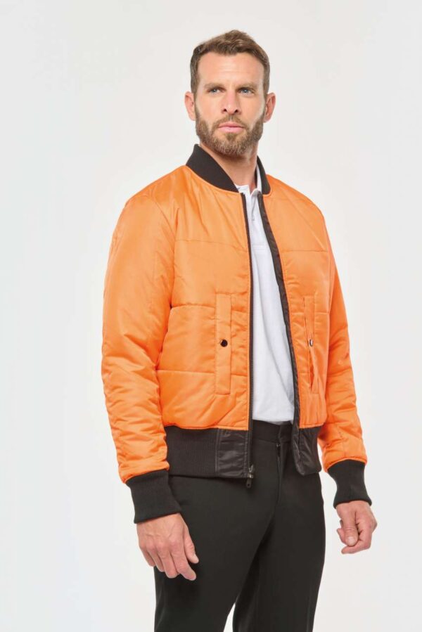 REVERSIBLE BOMBER JACKET