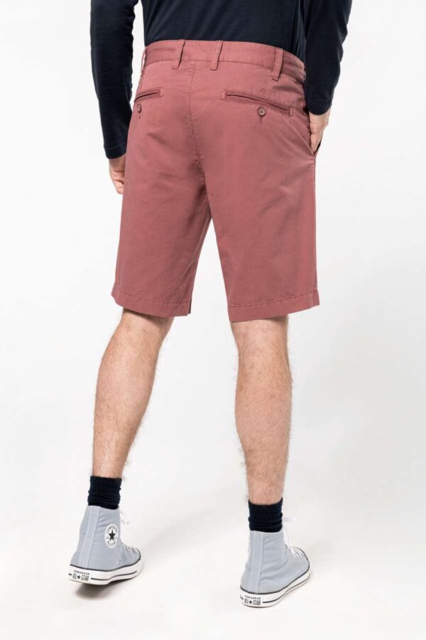 MEN'S WASHED EFFECT BERMUDA SHORTS