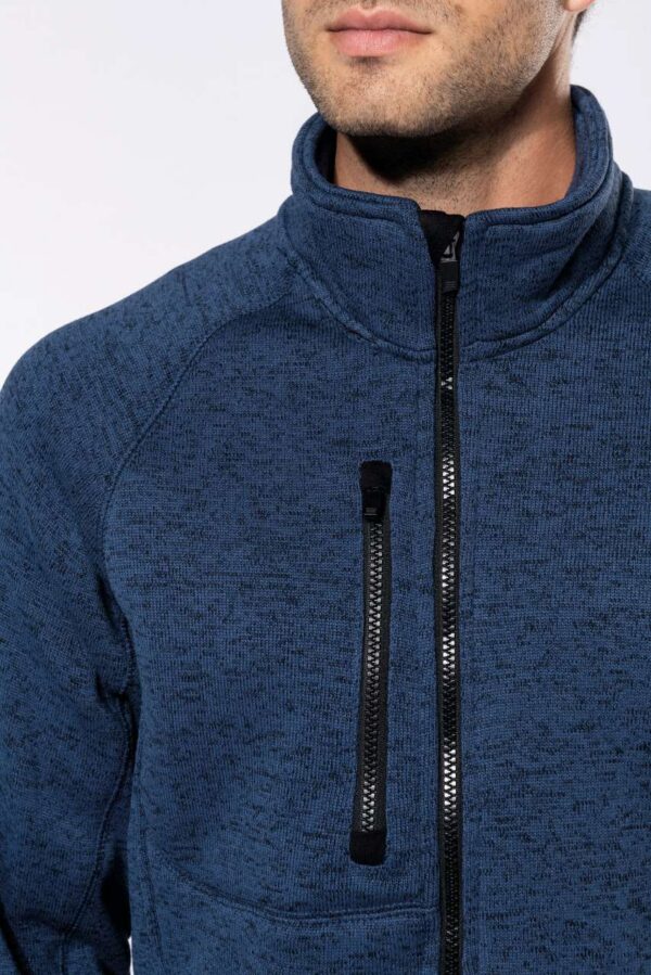 MEN'S FULL ZIP HEATHER JACKET