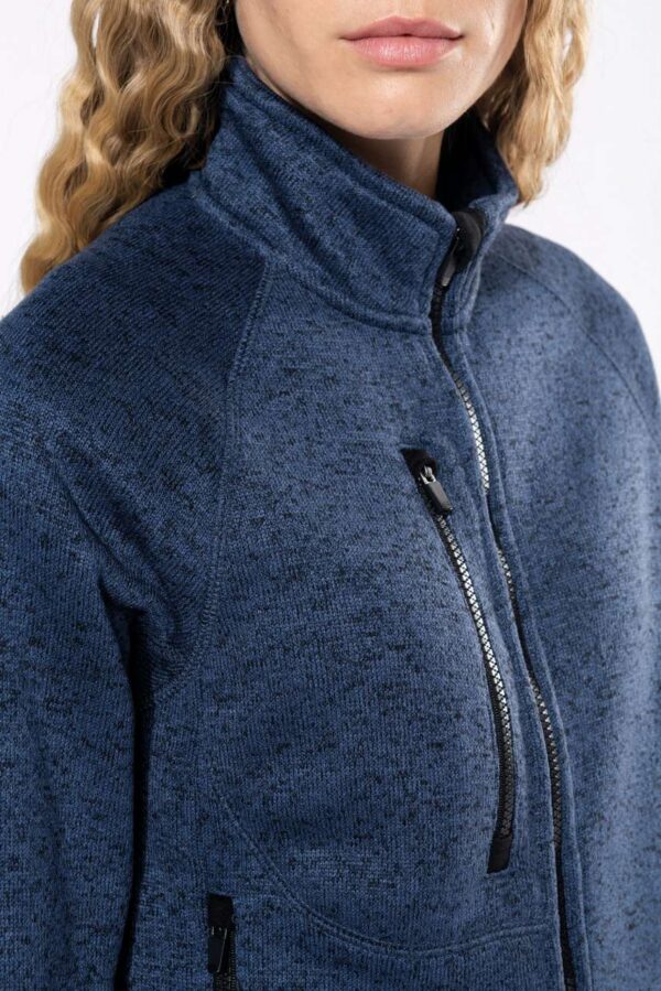 LADIES' FULL ZIP HEATHER JACKET