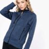 LADIES' FULL ZIP HEATHER JACKET - Image 9