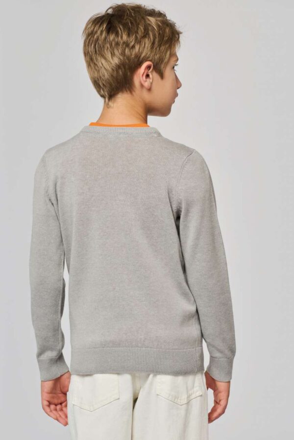 KIDS' V-NECK JUMPER