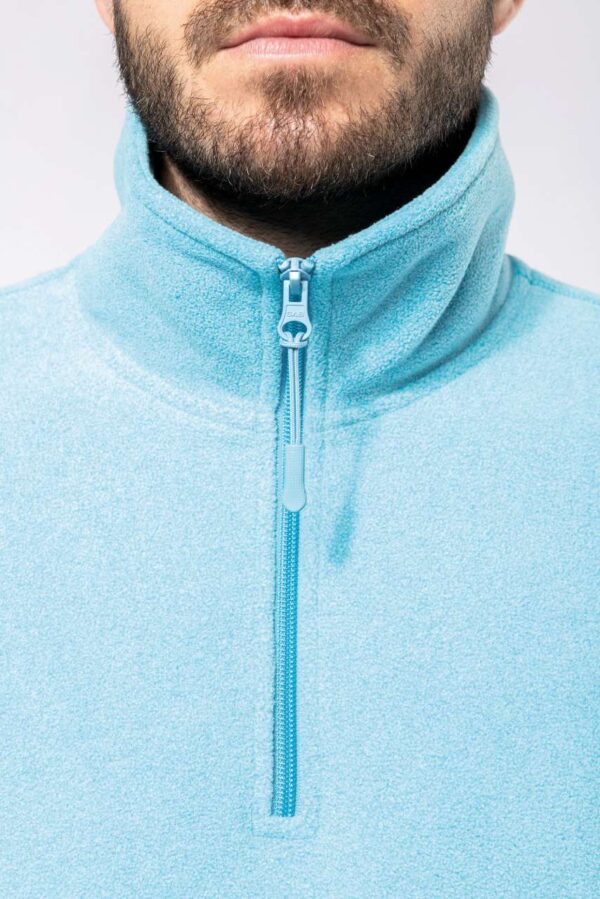 ENZO - ZIP NECK MICROFLEECE JACKET