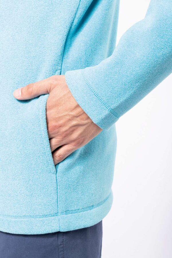 ENZO - ZIP NECK MICROFLEECE JACKET